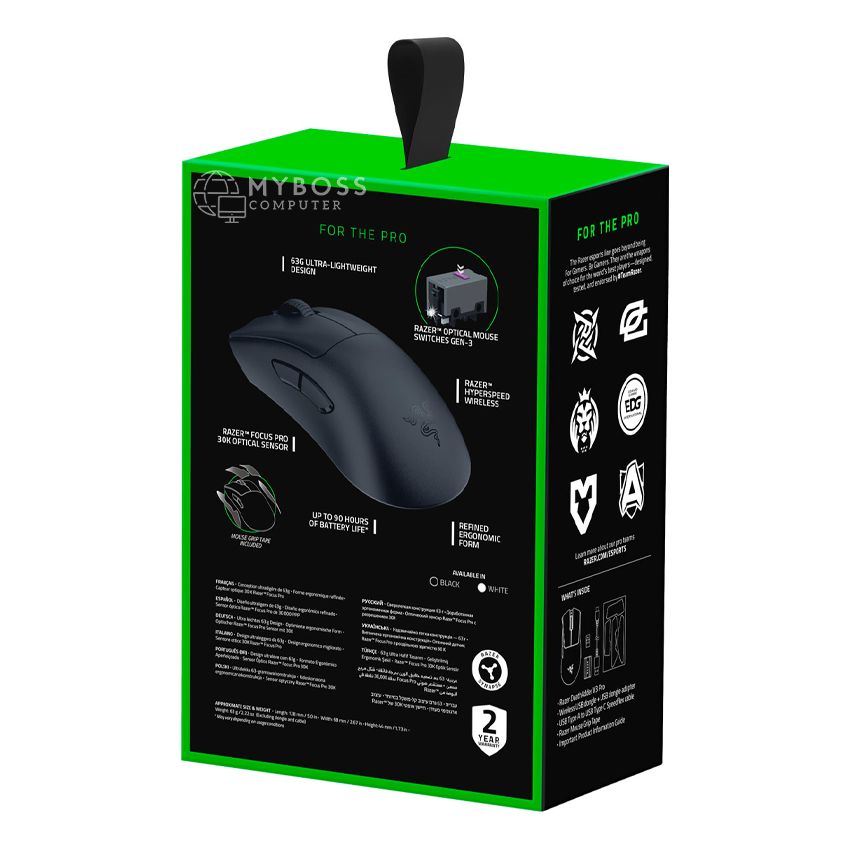 Chuột Razer DeathAdder V3 Pro Wireless - Black
