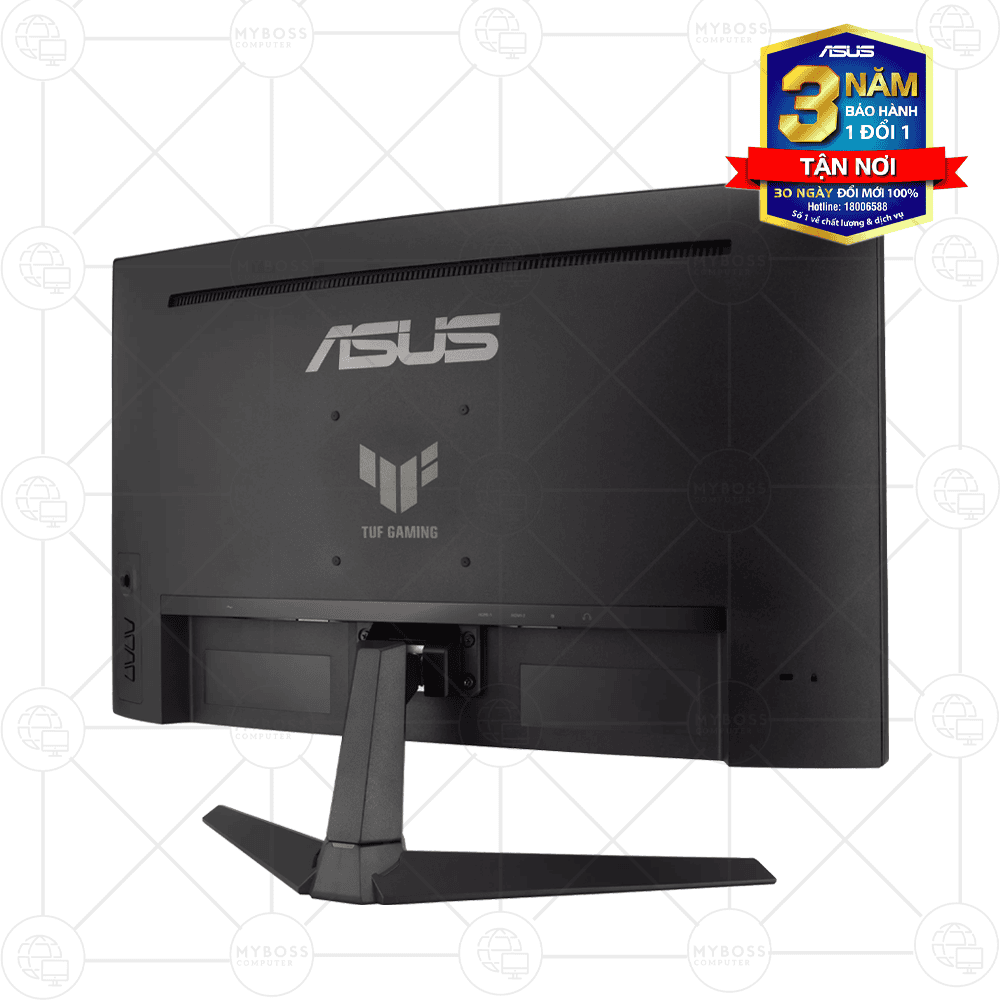 Màn Hình Cong ASUS TUF Gaming VG27VQ3B 27in/ FHD/ Fast VA/ 180Hz/ 1ms GTG/ FreeSync/ ELMBSync/ Có Loa