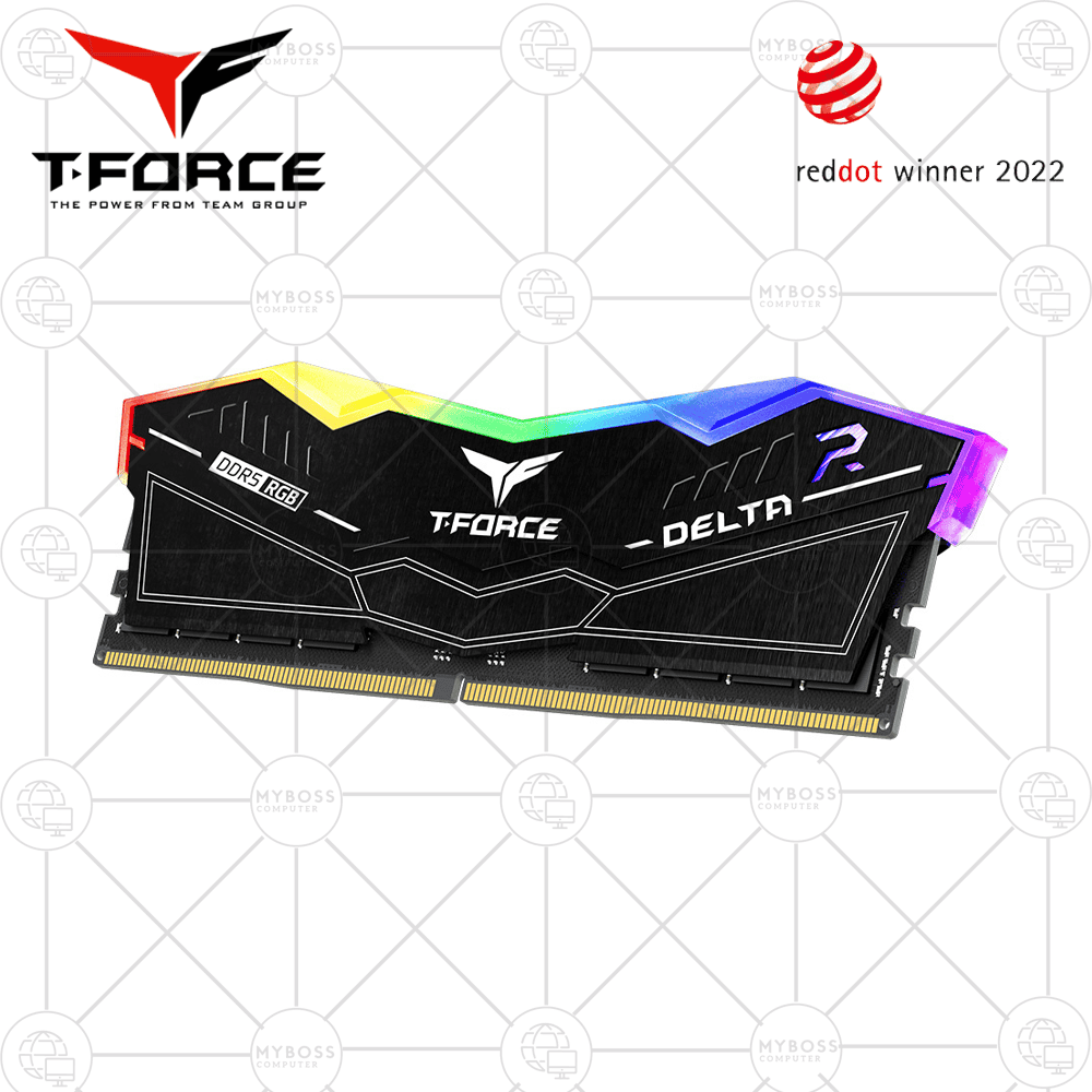 RAM TeamGroup T-FORCE Delta RGB 16GB DDR5 6000MHz - Black