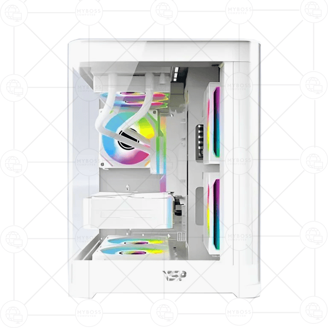Vỏ Case VSP AQUANAUT PRO GAMING X7 - White (No Fan)
