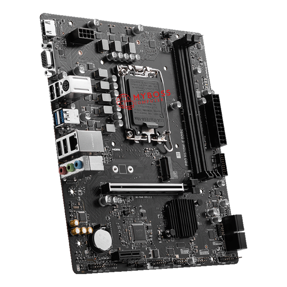 Mainboard MSI PRO H610M-E DDR4 (Intel H610, Socket 1700, m-ATX, 2 khe RAM DDR4)