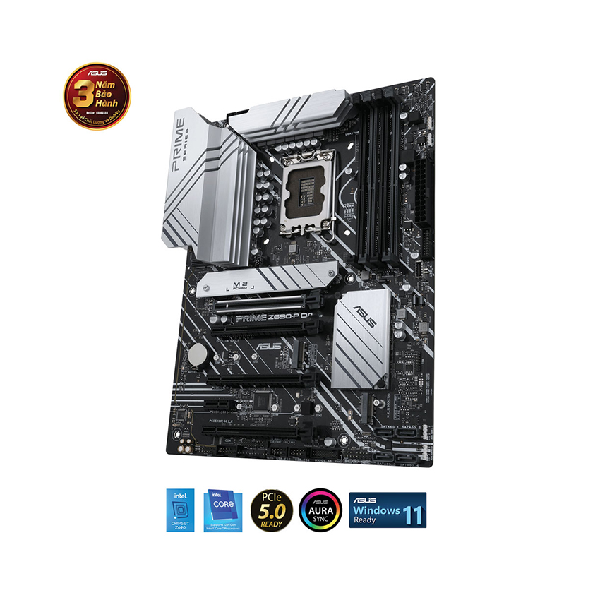 Mainboard ASUS PRIME Z690-P D4 (Intel Z690, Socket 1700, ATX, 4 khe Ram DDR4)