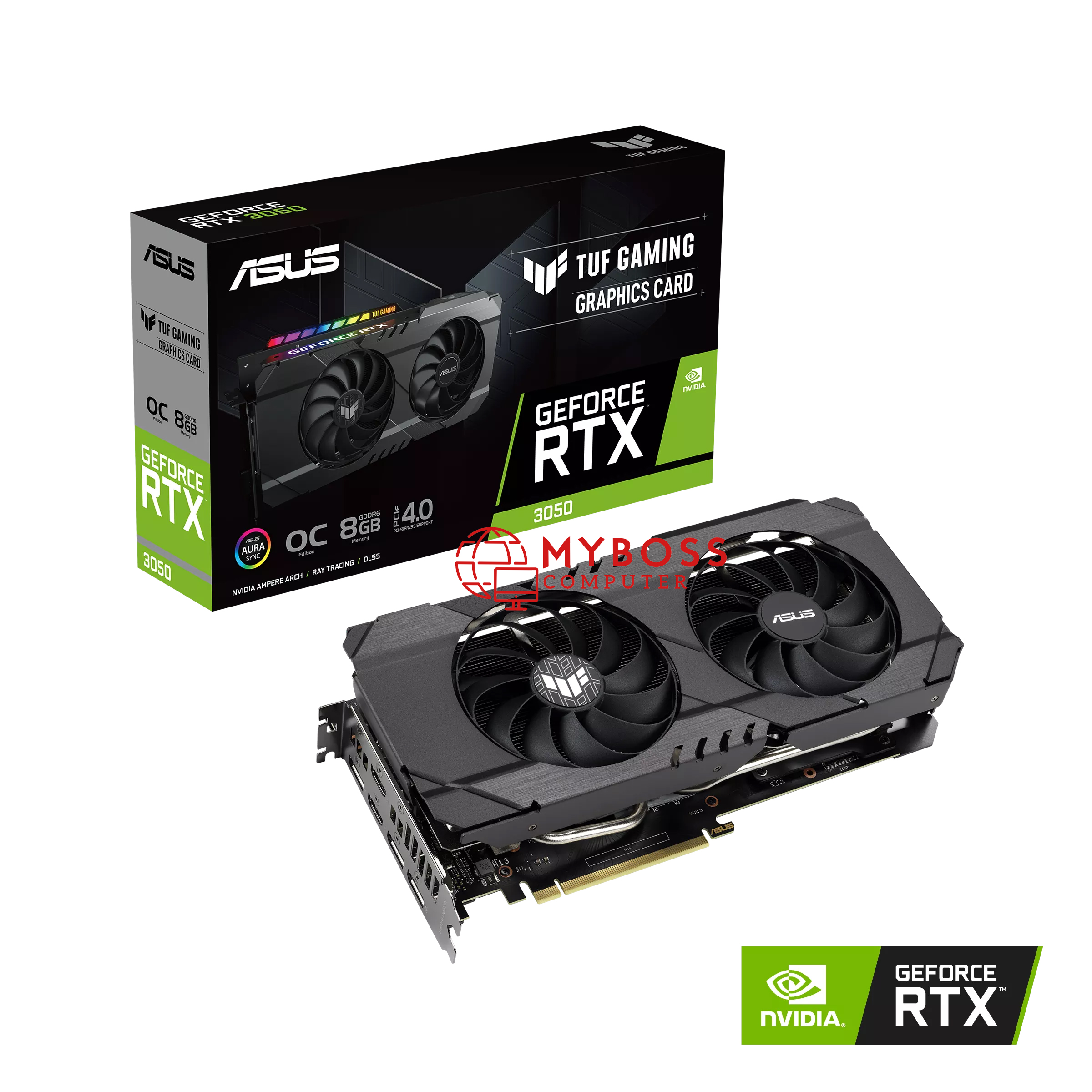 VGA ASUS TUF Gaming RTX 3050 OC Edition 8GB GDDR6