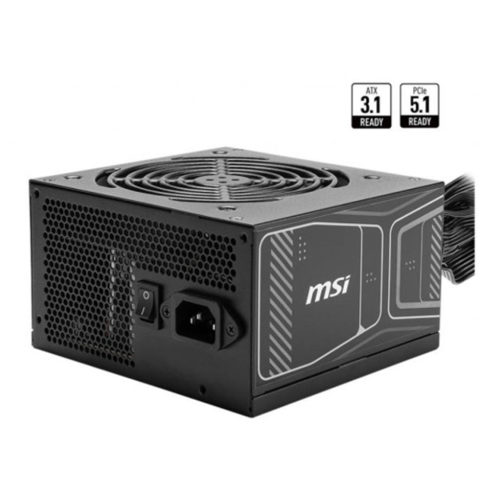 Nguồn máy tính MSI MAG A850GN PCIE5 850W/ 80 Plus Gold/ ATX/ Đen