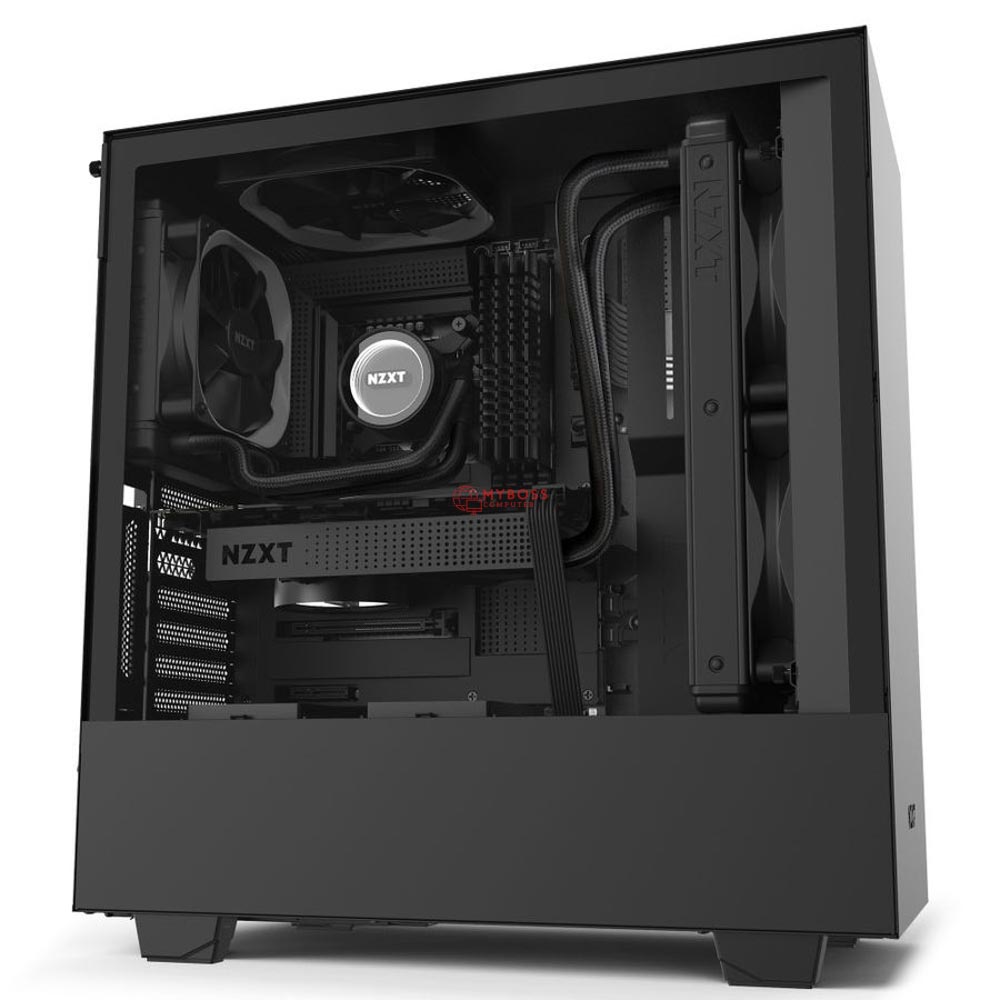 Vỏ Case NZXT H510i Matte Black - Đen 