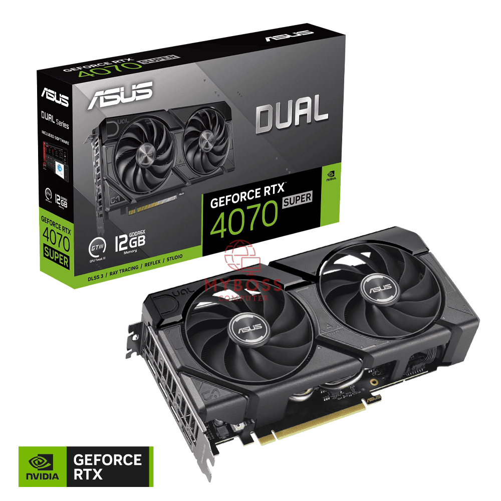 VGA ASUS DUAL RTX 4070 SUPER EVO 12GB GDDR6X