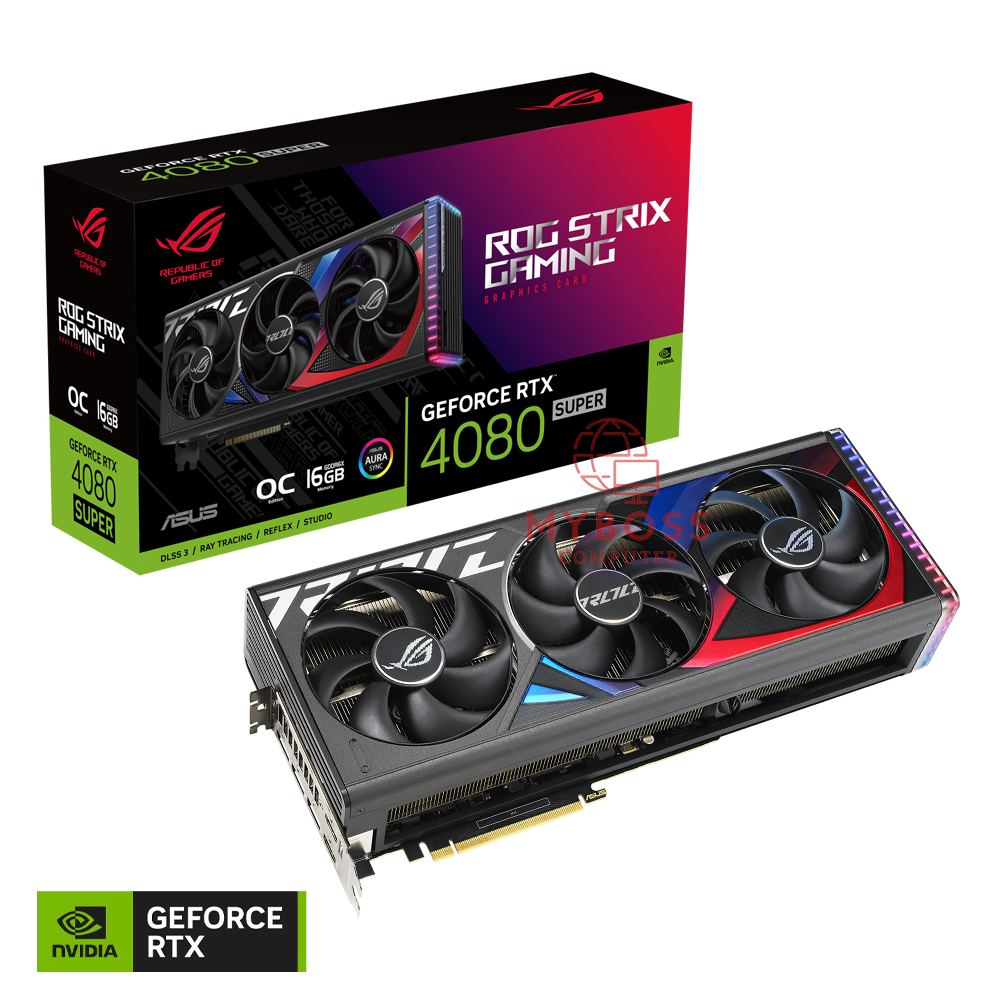 VGA ASUS ROG Strix RTX 4080 SUPER 16GB GDDR6X OC Edition