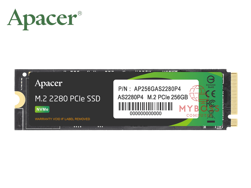 SSD Apacer AS2280P4 256GB M.2 Nvme PCIe Gen3 x4