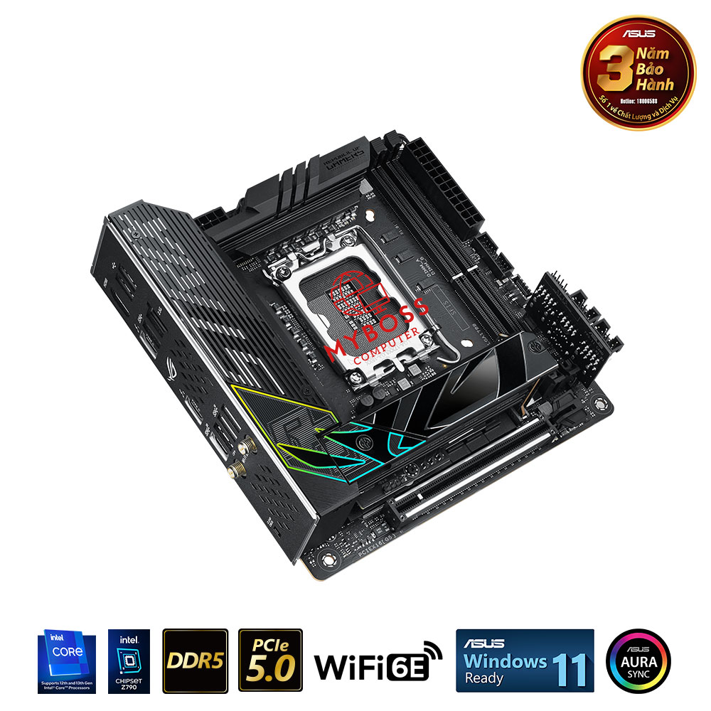Mainboard ASUS ROG STRIX Z790-I GAMING WIFI (Intel Z790, Socket 1700, m-ITX, 2 khe RAM DDR5)
