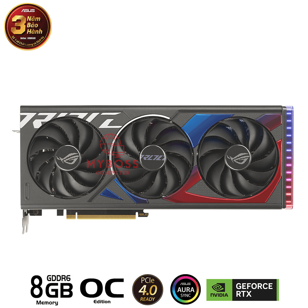 VGA ASUS ROG Strix RTX 4060 OC Edition 8GB GDDR6