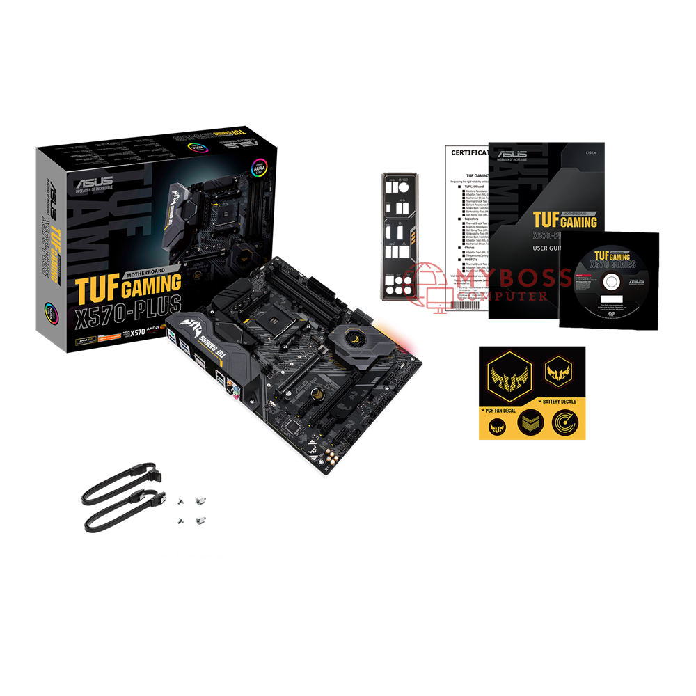 Mainboard ASUS TUF GAMING X570-PLUS (AMD X570, Socket AM4, ATX, 4 khe RAM DRR4)