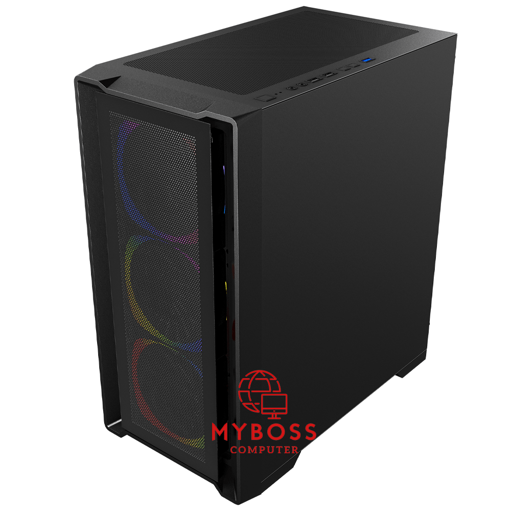 Vỏ Case KENOO ESPORT M500 3F - Black (3 Fan RGB)