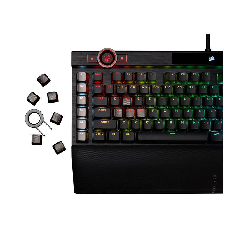 Bàn phím cơ Corsair K100 RGB Optical Switch - CORSAIR OPX Switch - Black
