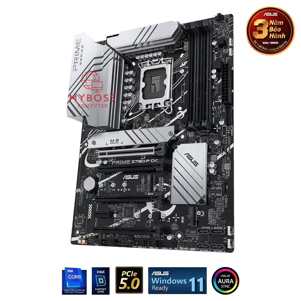 Mainboard ASUS PRIME Z790-P D4 (Intel Z790, Socket 1700, ATX, 4 khe RAM DDR4)