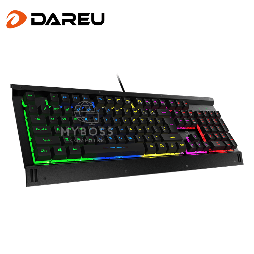 Bàn Phím Giả Cơ DareU LK145 USB Black - LED Rainbow