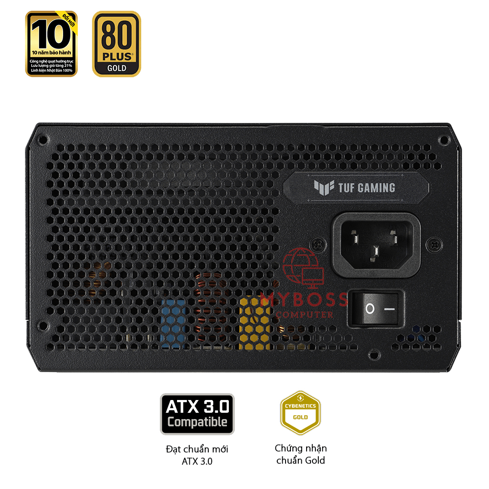 Nguồn ASUS TUF GAMING 1000W - 80 Plus Gold (PCI Gen 5.0 - Full Modular)
