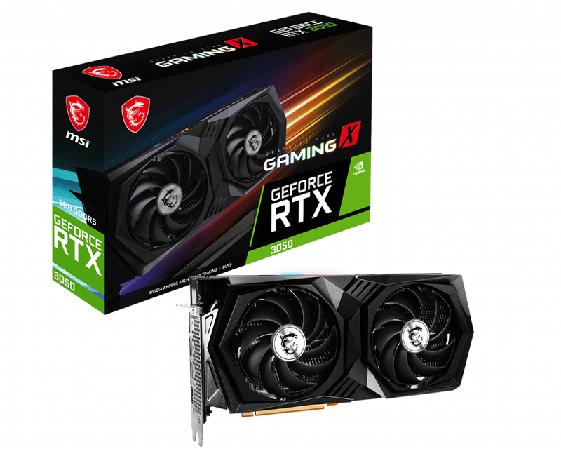 VGA MSI RTX 3050 GAMING X 8G