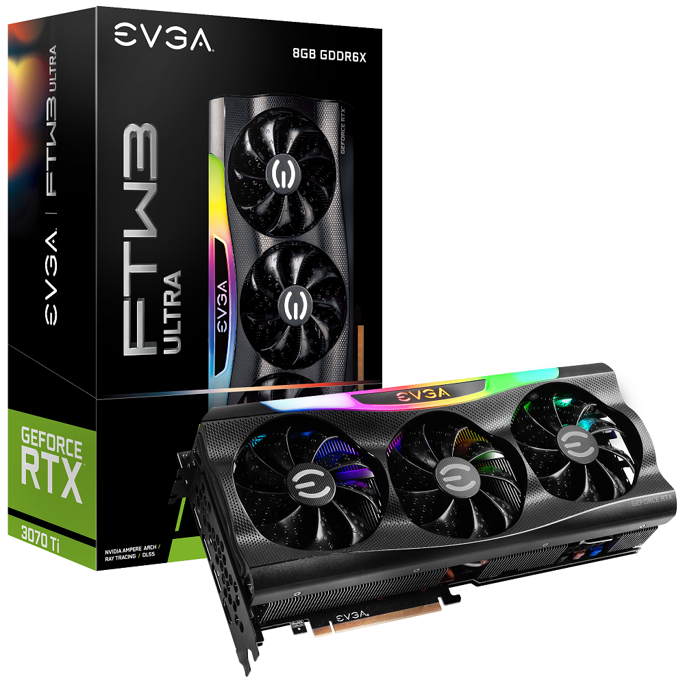 VGA EVGA RTX 3070 Ti FTW3 ULTRA GAMING 8GB GDDR6X