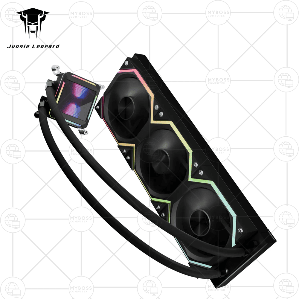 Tản Nhiệt Nước AIO Jungle Leopard ASTRO SHELL 360 ARGB DIGITAL LCD - Black (Màn Hình LCD Tuỳ Chỉnh)