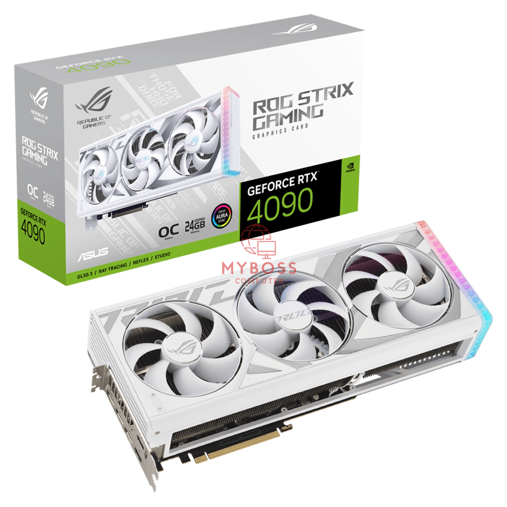 VGA ASUS ROG Strix RTX 4090 24GB GDDR6X White OC Edition