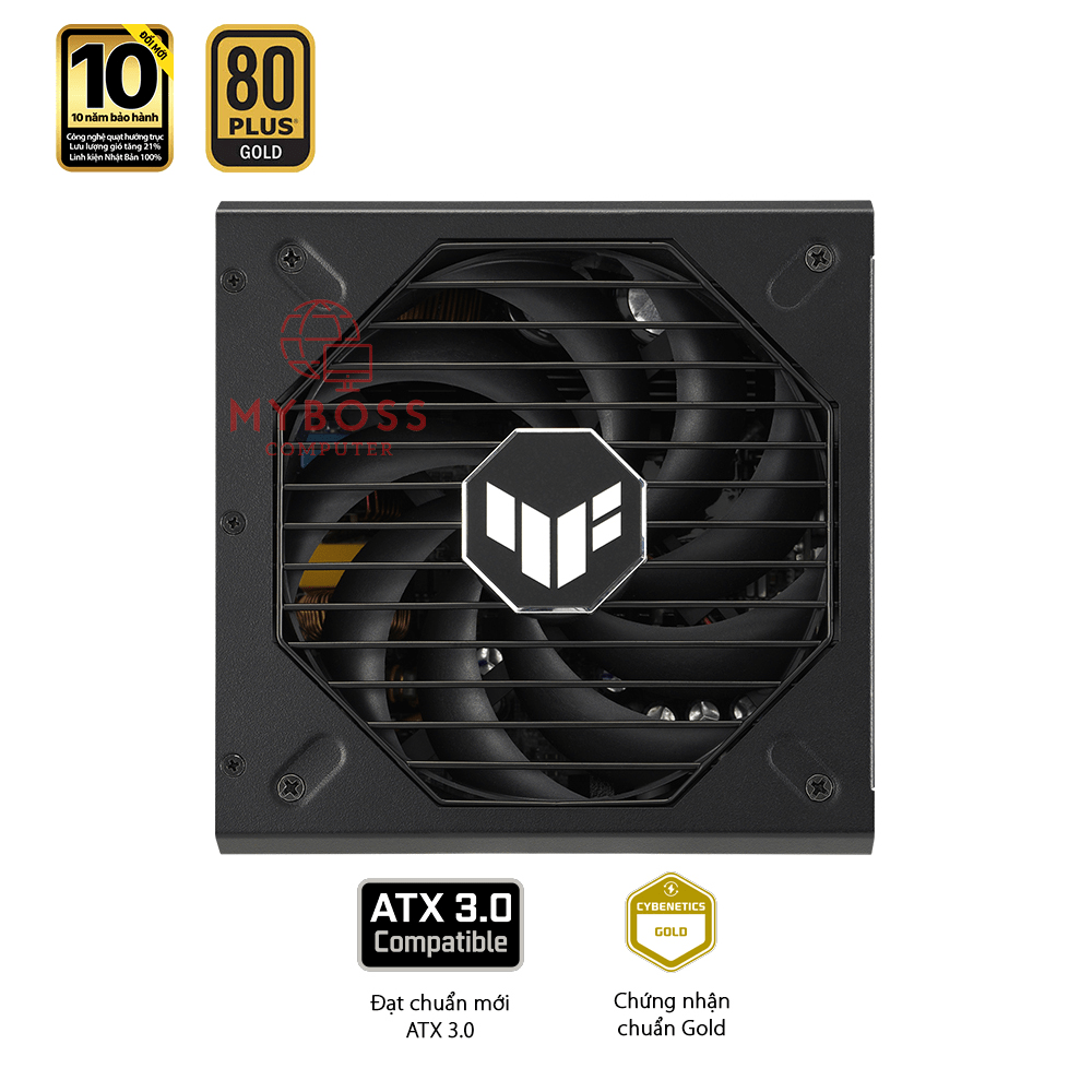 Nguồn ASUS TUF GAMING 1000W - 80 Plus Gold (PCI Gen 5.0 - Full Modular)