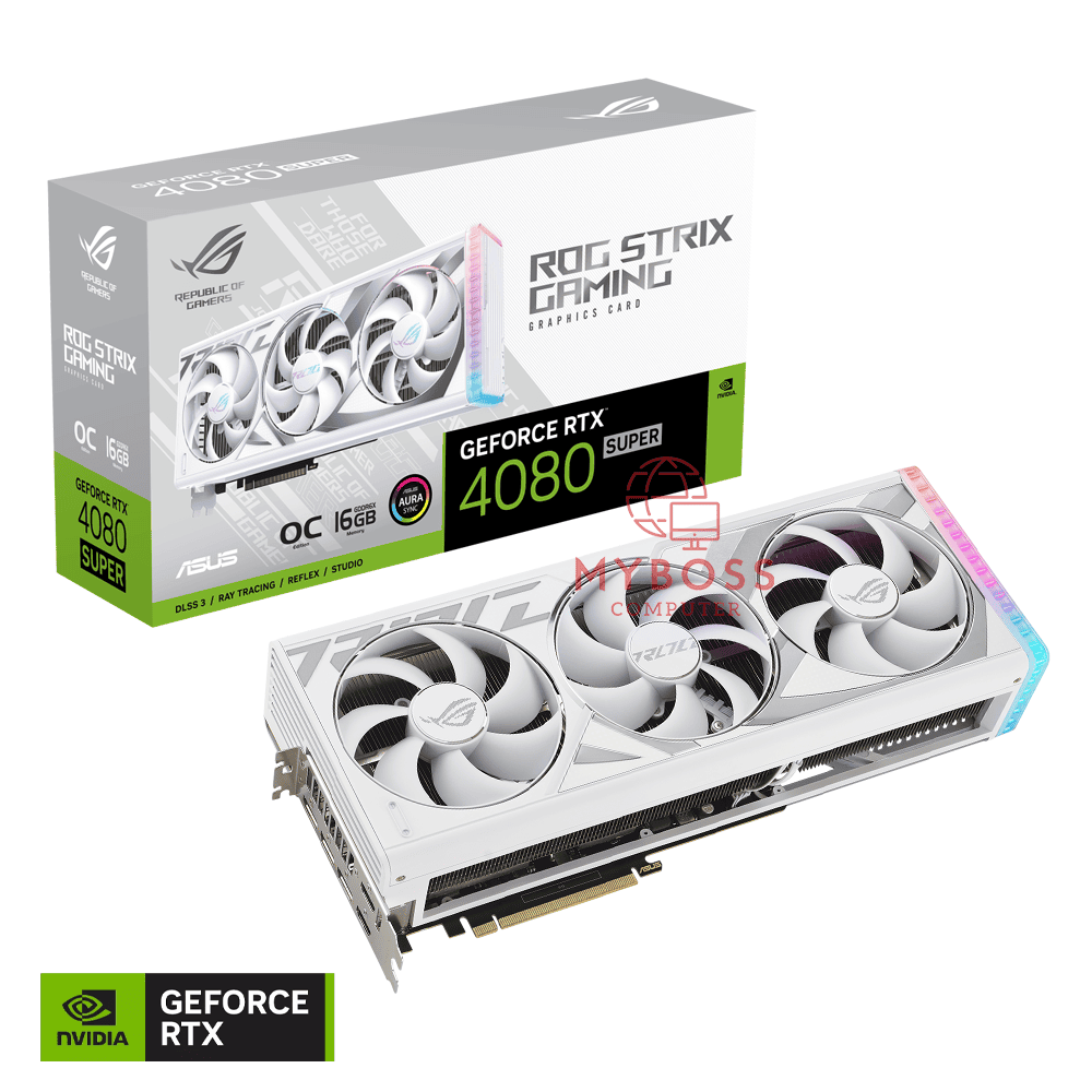 VGA ASUS ROG Strix RTX 4080 SUPER 16GB GDDR6X White OC Edition