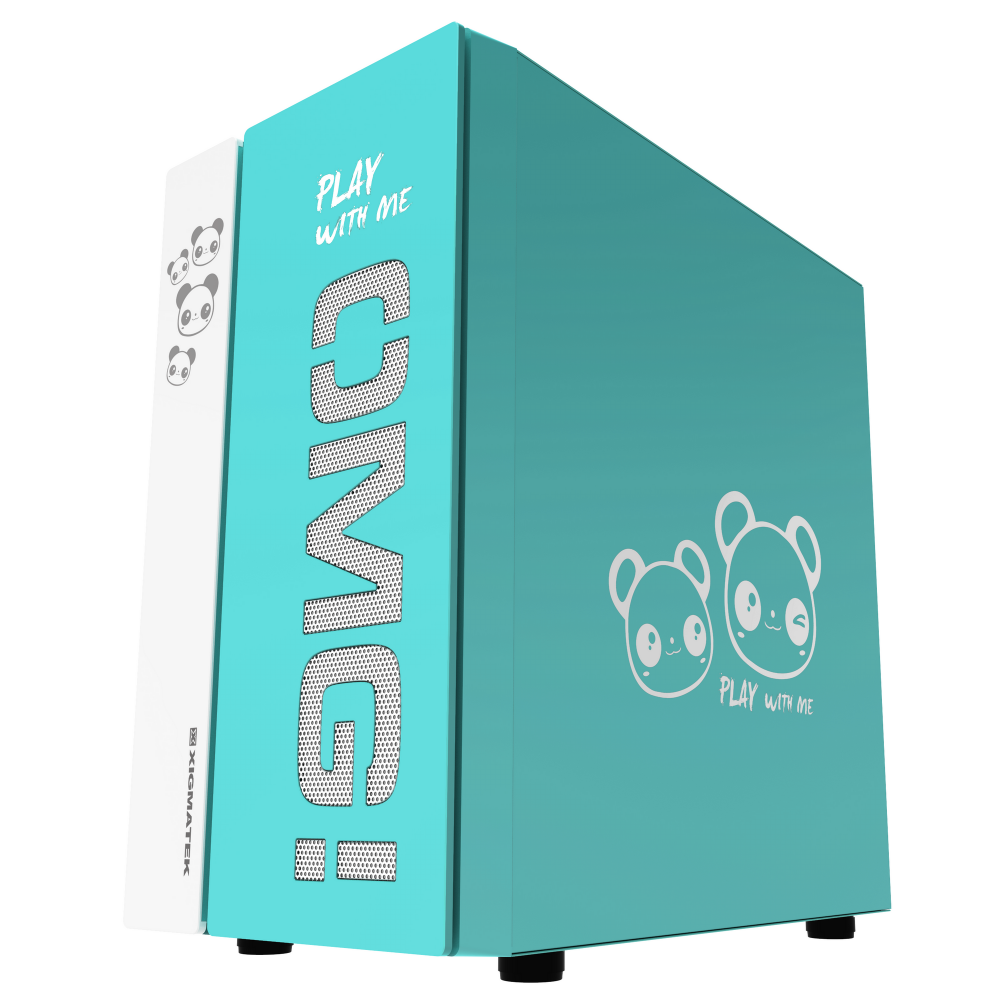 Vỏ Case XIGMATEK OMG AQUA (EN45808) M-ATX - XANH