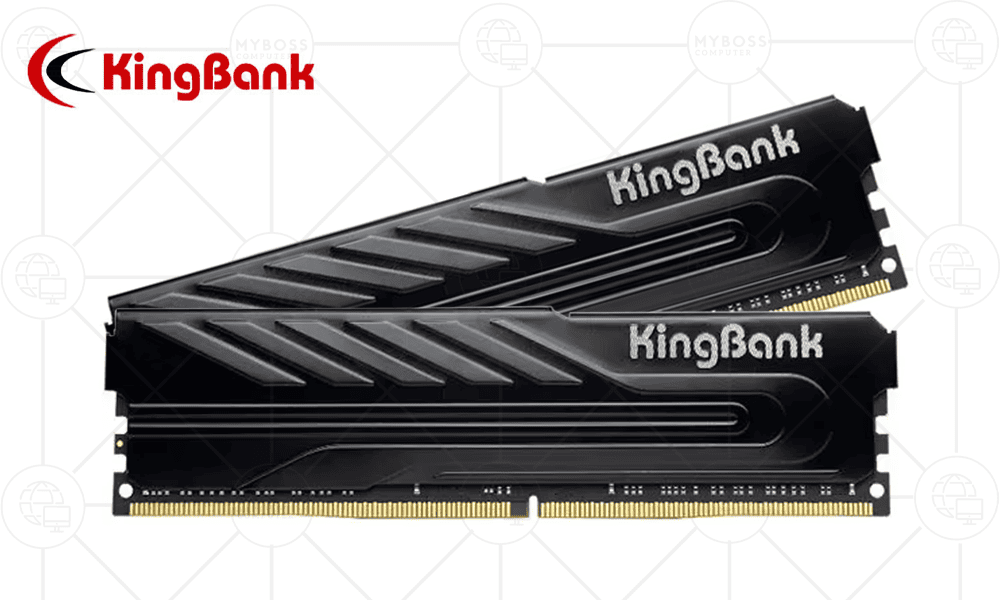 RAM Kingbank 32GB (16GB*2) DDR4 3200MHz Kẹp Tản - Black