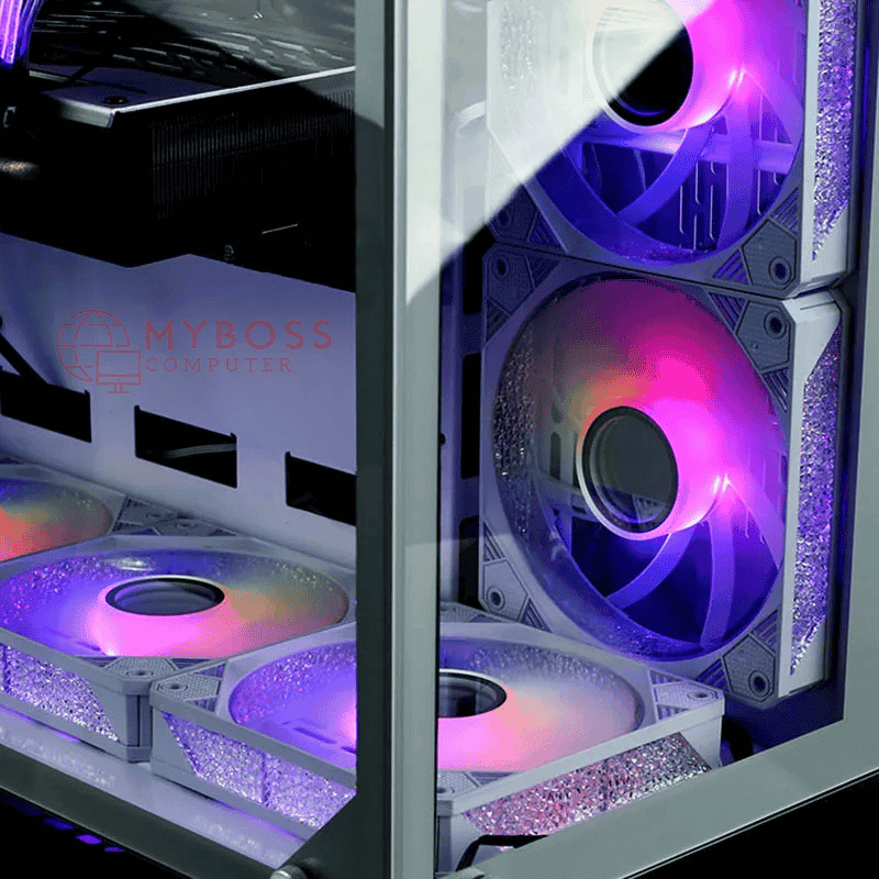 Fan YICOBEILA Led ARGB Sync Main - White/ F-B12