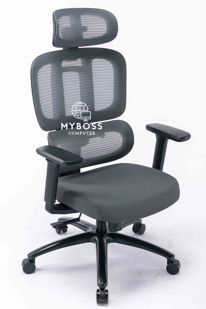Ghế công thái học ergonomic WARRIOR – Hero series – WEC509 Black/Gray