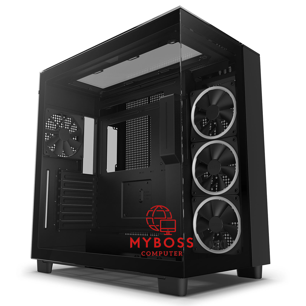 Vỏ Case NZXT H9 Elite - Black (3 Fan RGB)