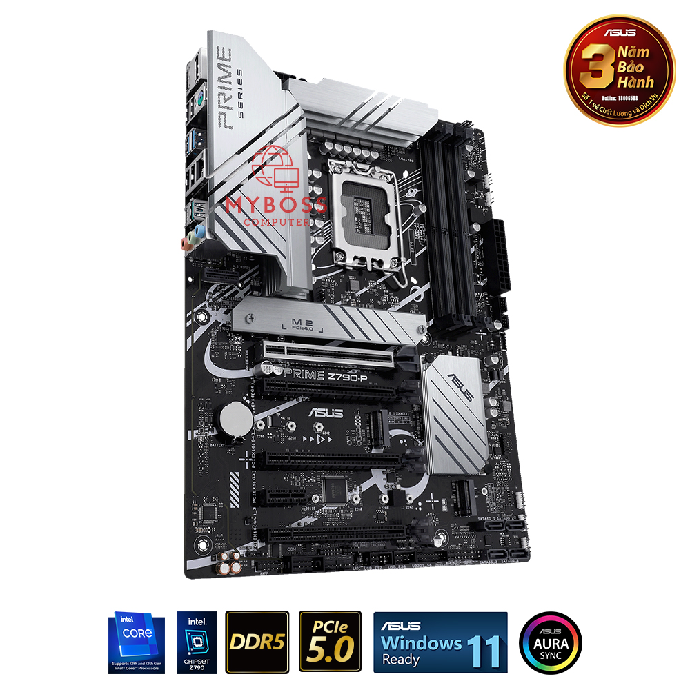 Mainboard ASUS PRIME Z790-P (Intel Z790, Socket 1700, ATX, 4 khe RAM DDR5)