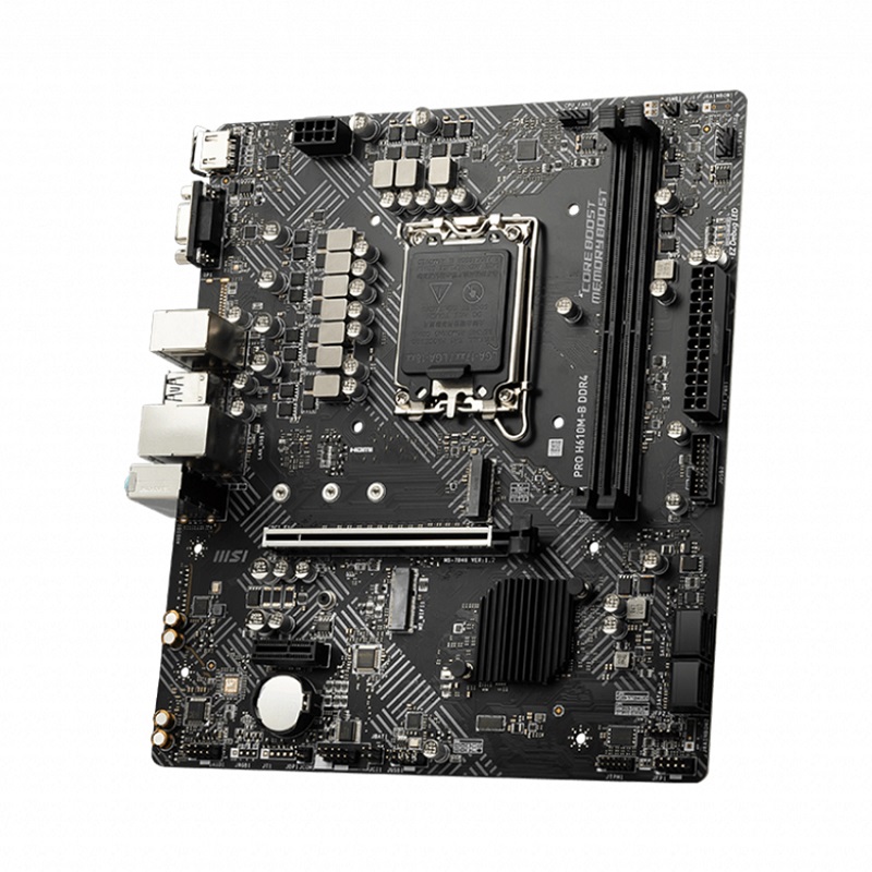 Mainboard MSI PRO H610M-B DDR4 (Intel H610, Socket 1700, m-ATX, 2 khe RAM DDR4)