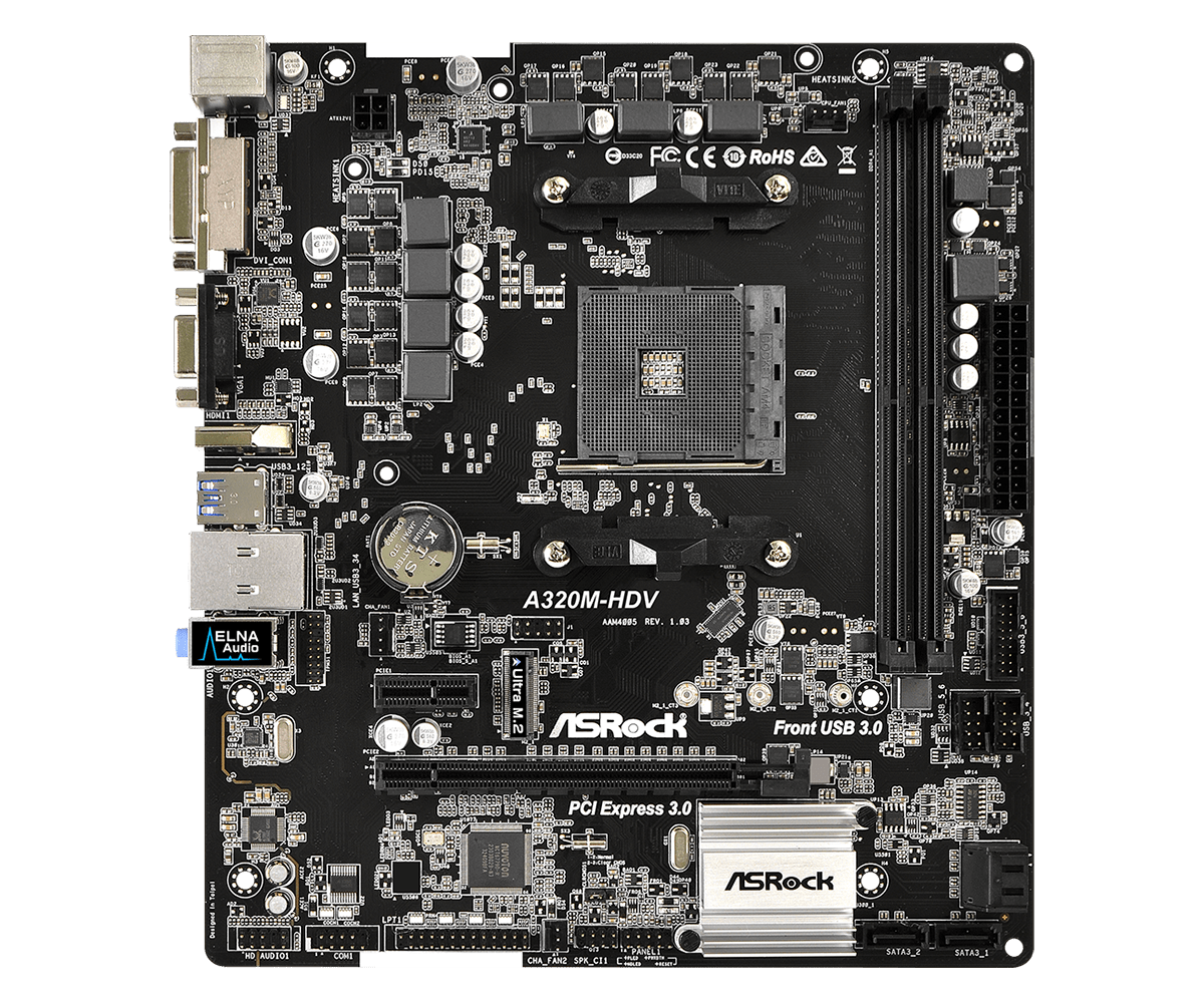Asrock A320M-HDV