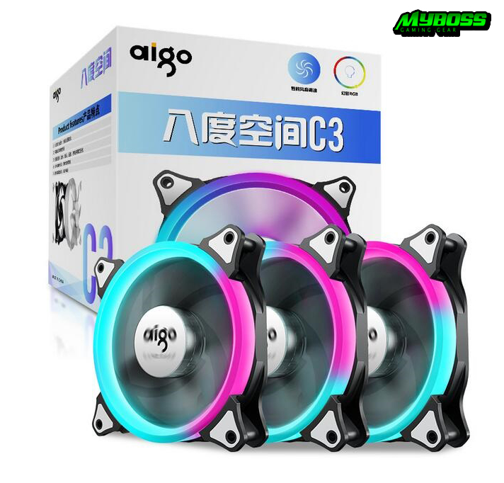 FAN AIGO C3 LED RGB