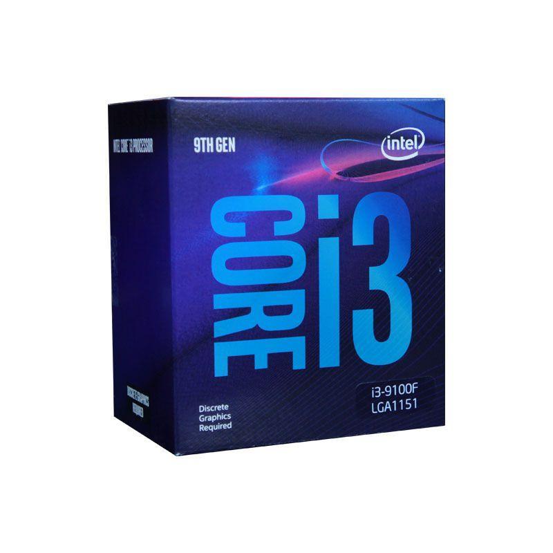 CPU Intel i3-9100F 3.6Ghz /4 Cores, 4 Threads (6M Cache, up to 4.20 GHz) No GPU