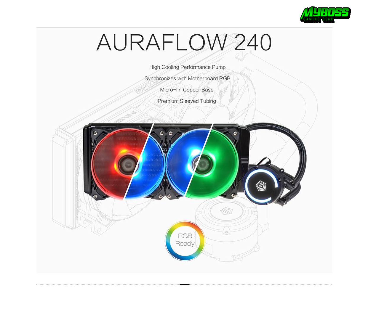 Tản nhiệt nước ID Cooling AuraFlow 240 Extreme RGB