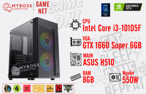 Cấu Hình PC GAME NET I3-10105F/ Ram 8G/ VGA GTX 1660 Super 6G