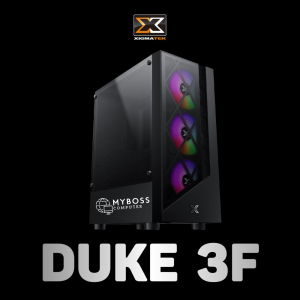 Vỏ Case XIGMATEK DUKE 3F (Tặng 3 Fan Led RGB)