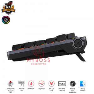 Bàn Phím Cơ ASUS ROG Azoth Wireless/ RED Switch