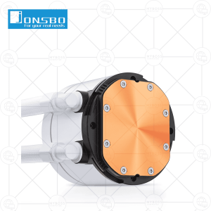 Tản Nhiệt Nước AIO Jonsbo TH-240 - White (ARGB, Hiển Thị Nhiệt Độ)