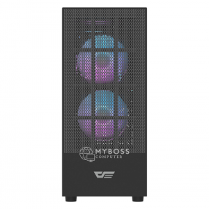 Vỏ Case DarkFlash A290 TG - Black (tặng 3 fan led RGB)