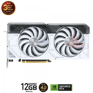 VGA ASUS DUAL RTX 4070 SUPER White Edition 12GB GDDR6X