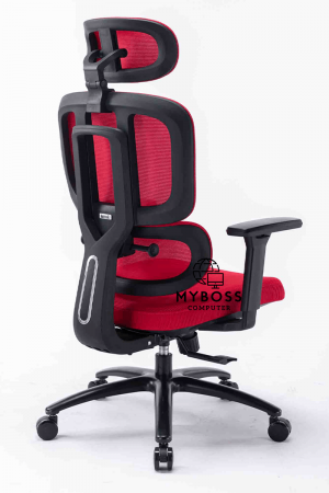 Ghế công thái học ergonomic WARRIOR – Hero series – WEC509 Black/Red