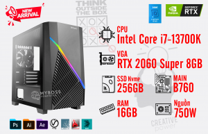 Bộ PC I7-13700K/ Ram 16G/ SSD Nvme 256G/ VGA RTX 2060 Super 8GB