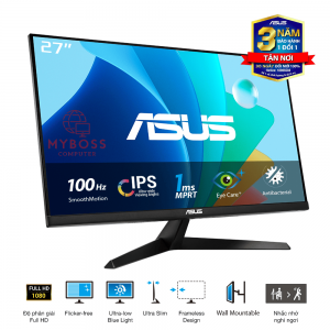 Màn Hình ASUS VY279HF 27in/ Full HD/ IPS/ 100hz/ 1ms MPRT/ Eye Care/ Adaptive Sync