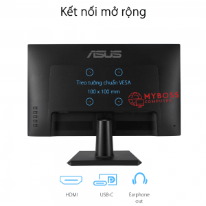 Màn Hình ASUS VA24ECE 23.8in/ Full HD/ IPS/ 75hz/ Eye Care/ USB Type C/ Adaptive Sync