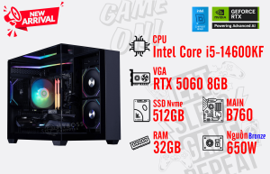 Bộ PC I5-14600KF/ RAM 32GB/ SSD Nvme 512GB/ VGA RTX 5060 8GB