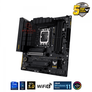 Mainboard ASUS TUF GAMING B760M-PLUS WIFI D4 (Intel B760, Socket 1700, m-ATX, 4 khe RAM DDR4)