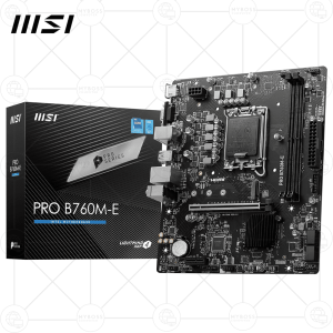Mainboard MSI PRO B760M-E DDR4 (Intel B760, LGA 1700, mATX, 2 khe DDR4)